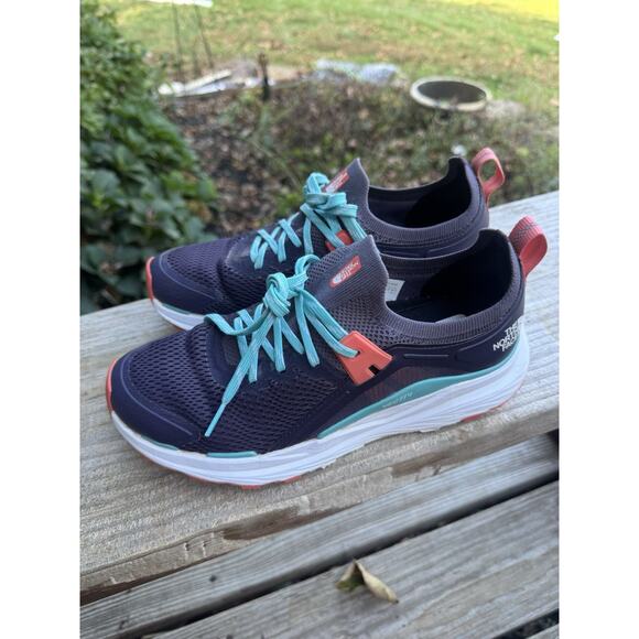 The North Face Vectiv Hypnum Trail Running Shoes Womens Size 9 Purple - Picture 1 of 6